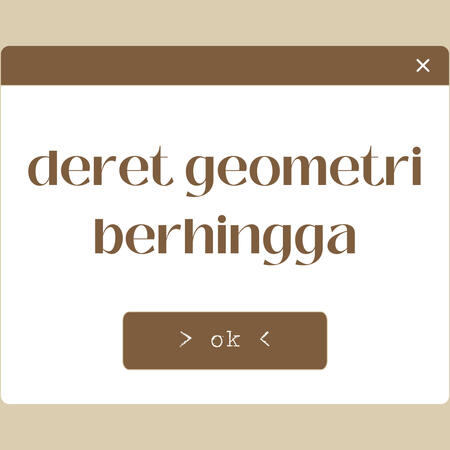 deret geo hingga